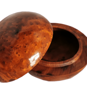 T8- Round Jewellery Box 3.5lenght x 4.3" approx