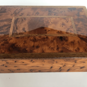 T3- Thuya Burl Box Jewelry box, Cufflinks Box 18x12x6cm